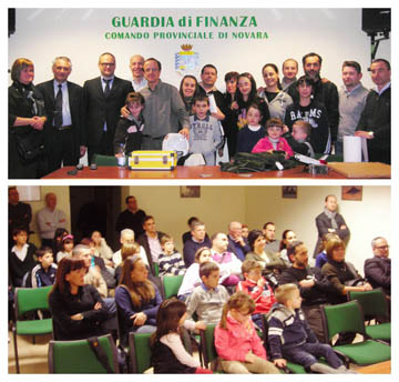 Conferenza al Comando Guardia di Finanza Novara