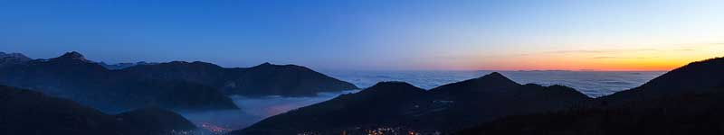 Panorama dall'Osservatorio